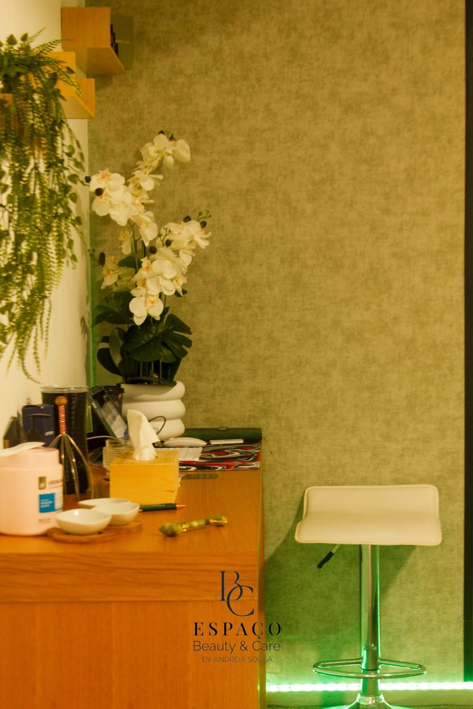 Sala de tratamento do Espaço Beauty & Care